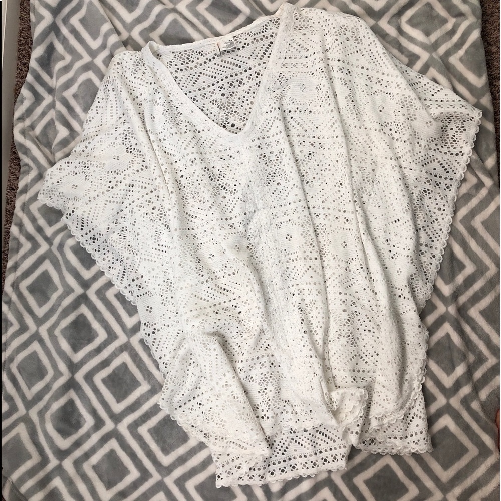 🛑SOLD🛑O’rageous Crochet Swimsuit Coverup